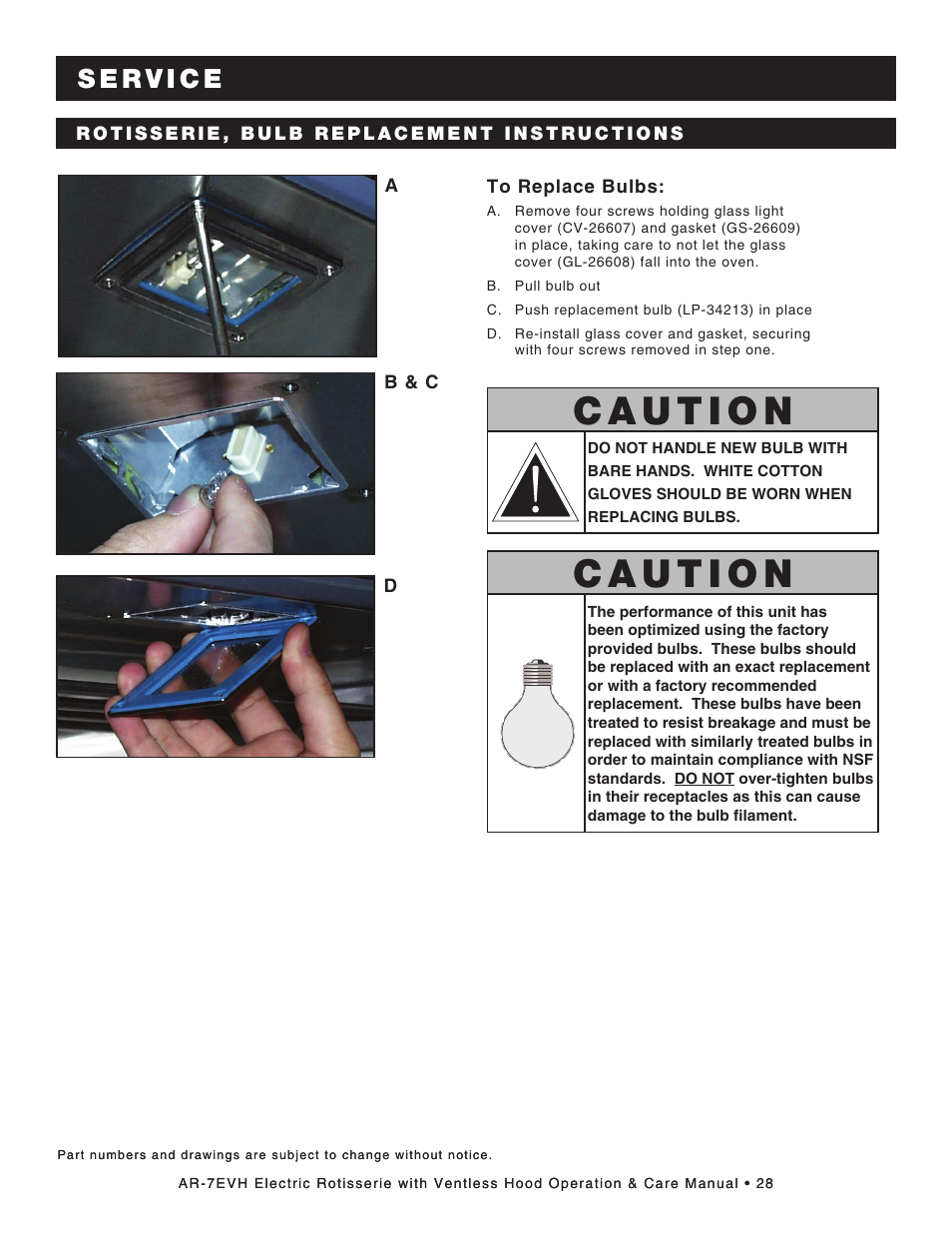 Alto-Shaam ECOSMART AR-7EVH User Manual | Page 30 / 44