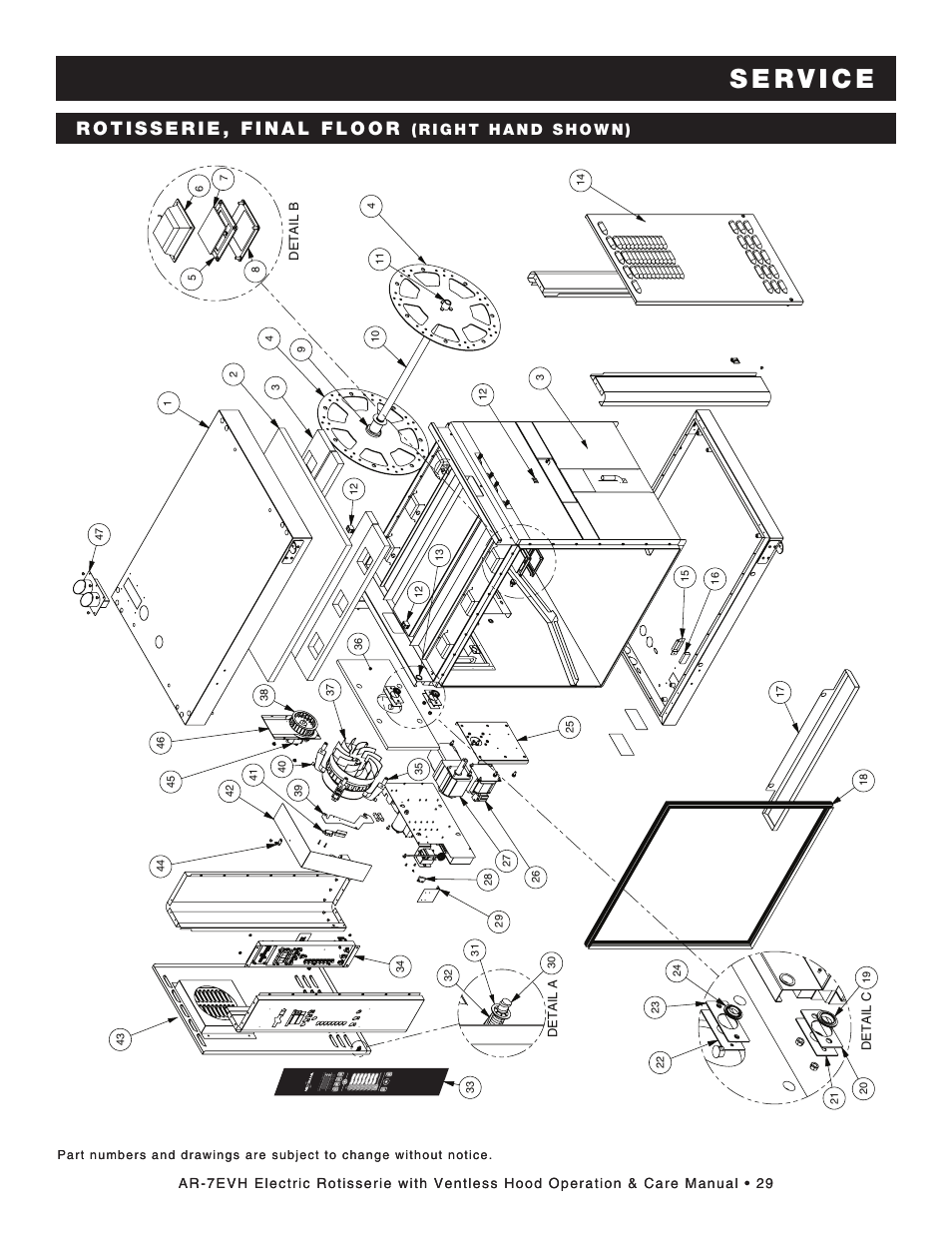Alto-Shaam ECOSMART AR-7EVH User Manual | Page 31 / 44