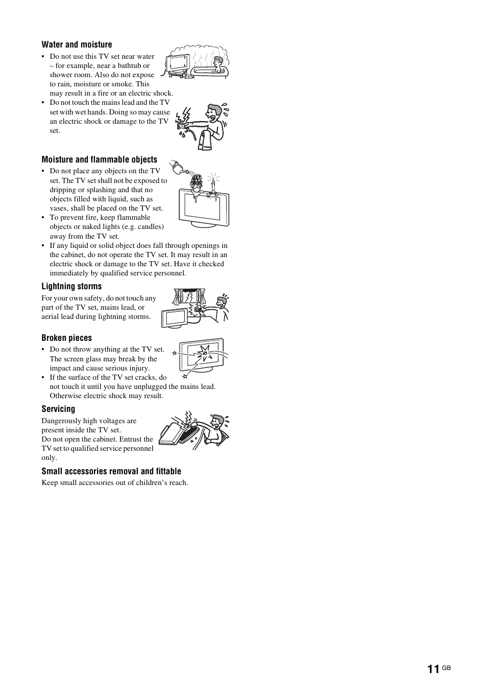 Sony KDL-40X2000 User Manual | Page 11 / 160