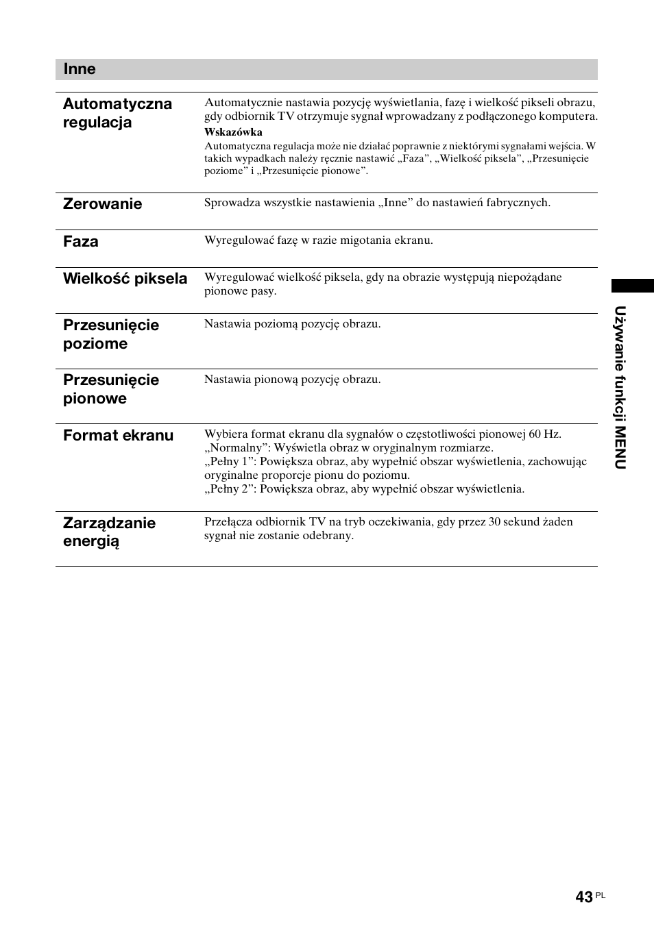 Sony KDL-40X2000 User Manual | Page 145 / 160