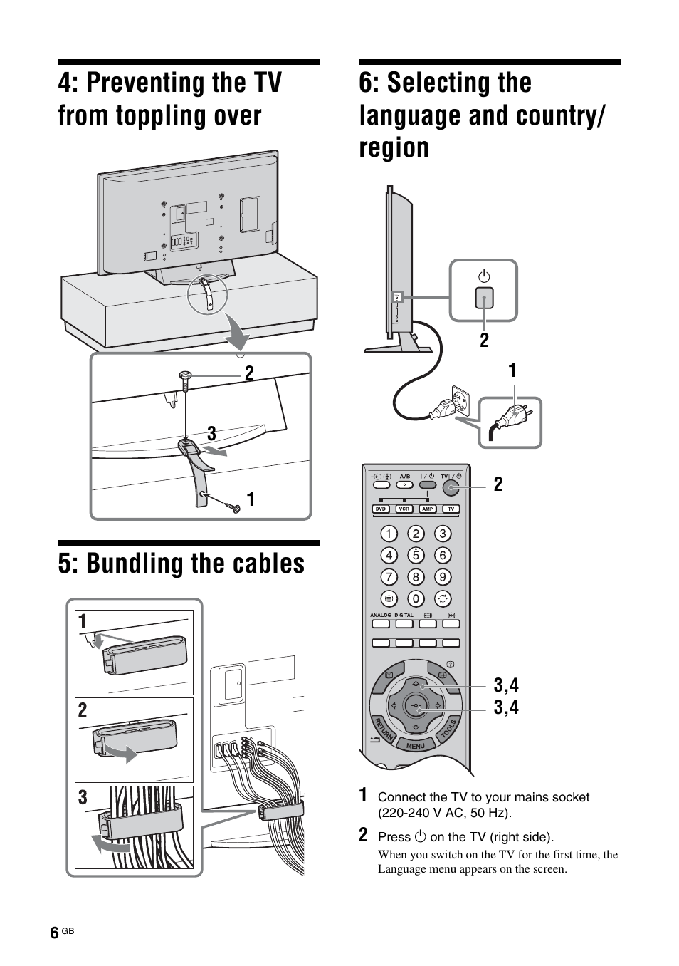 Sony KDL-40X2000 User Manual | Page 6 / 160