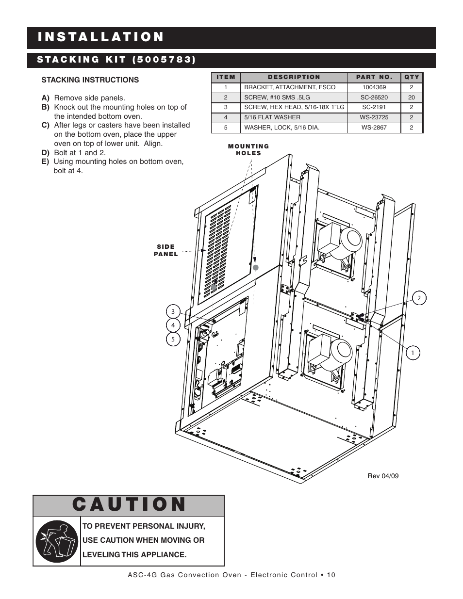 Alto-Shaam ASC-4G User Manual | Page 12 / 31