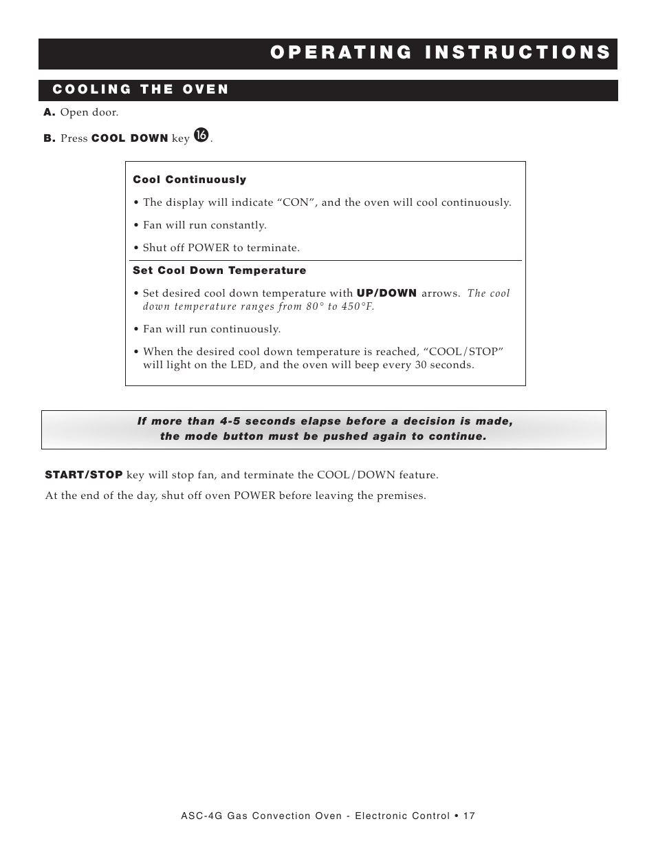 Alto-Shaam ASC-4G User Manual | Page 19 / 31