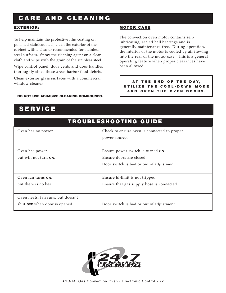 Alto-Shaam ASC-4G User Manual | Page 24 / 31