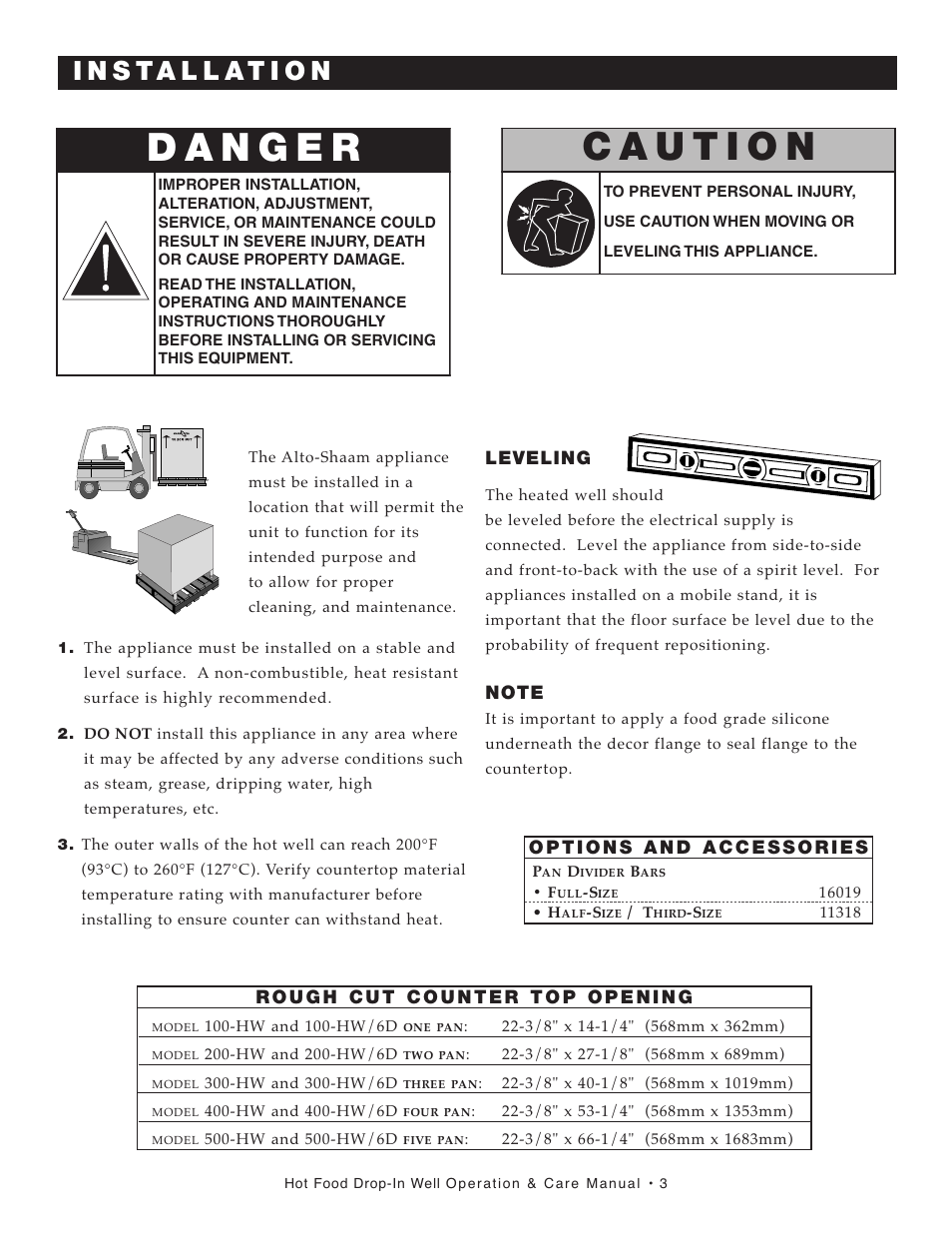 Alto-Shaam Halo Heat 300-HW/D6 User Manual | Page 4 / 28