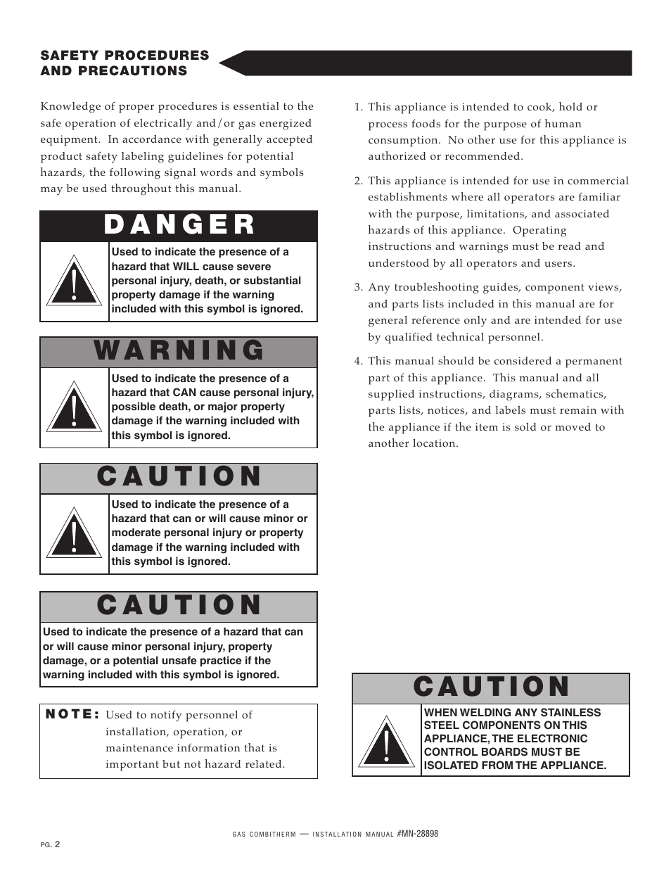 Alto-Shaam 12.18ESG User Manual | Page 4 / 32