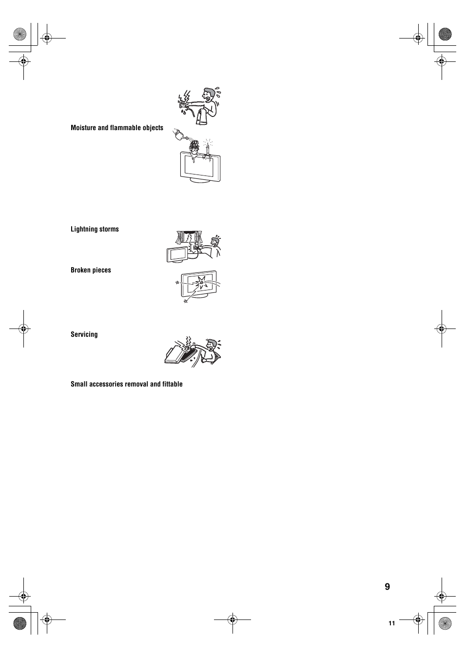 Sony KDL-40S2510 User Manual | Page 9 / 131