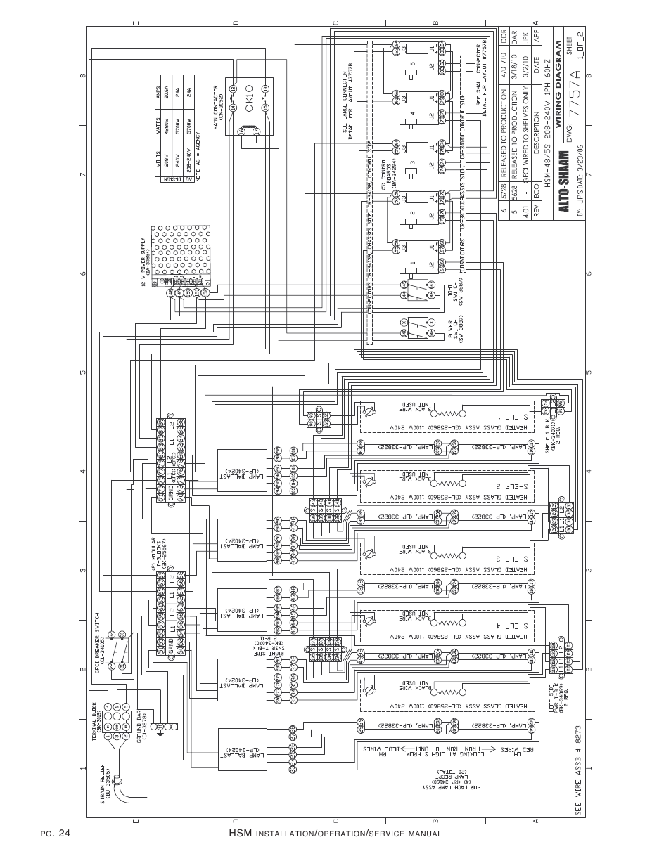 Alto-Shaam HSM-48/5S User Manual | Page 26 / 28