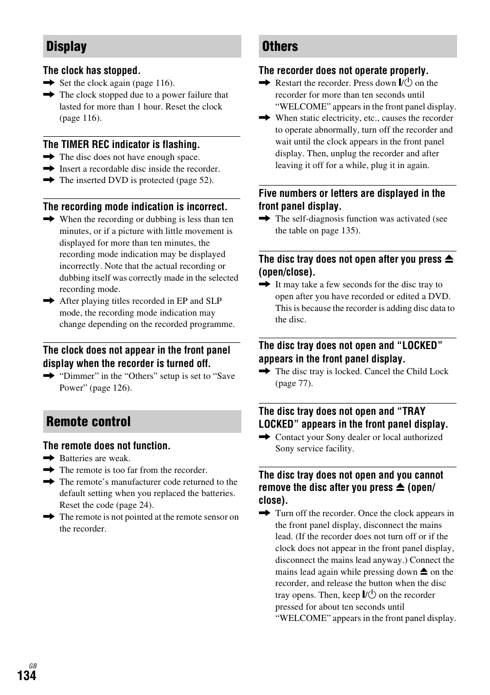 Display remote control others | Sony DAR-X1R User Manual | Page 134 / 623