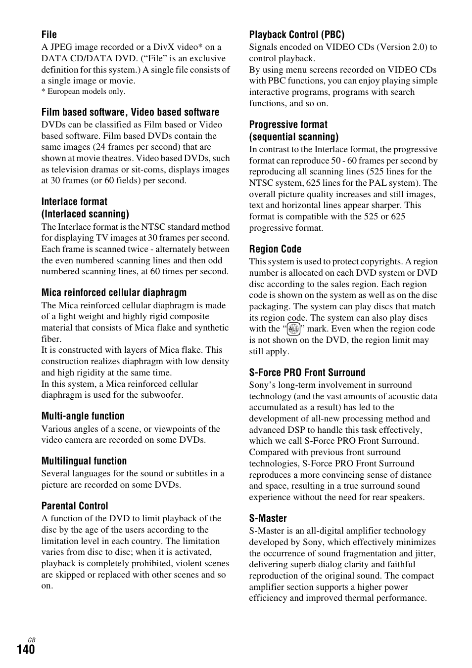 Sony DAR-X1R User Manual | Page 140 / 623