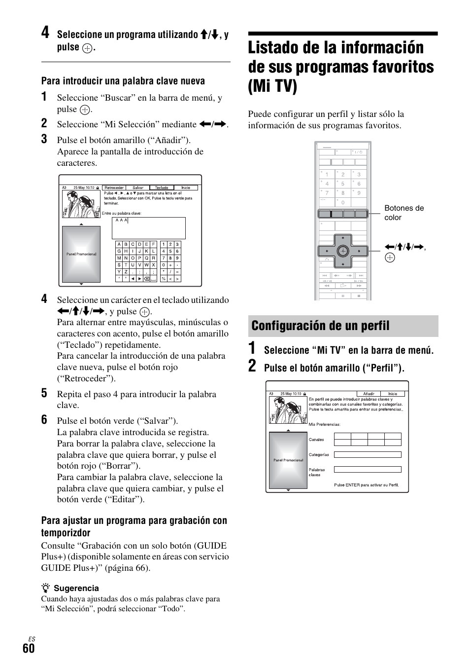 Configuración de un perfil | Sony DAR-X1R User Manual | Page 210 / 623