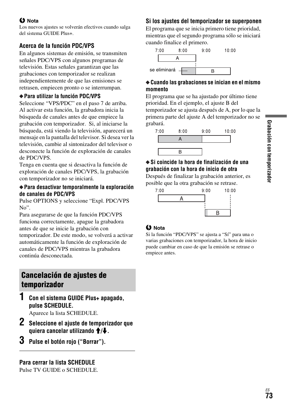 Cancelación de ajustes de temporizador | Sony DAR-X1R User Manual | Page 223 / 623