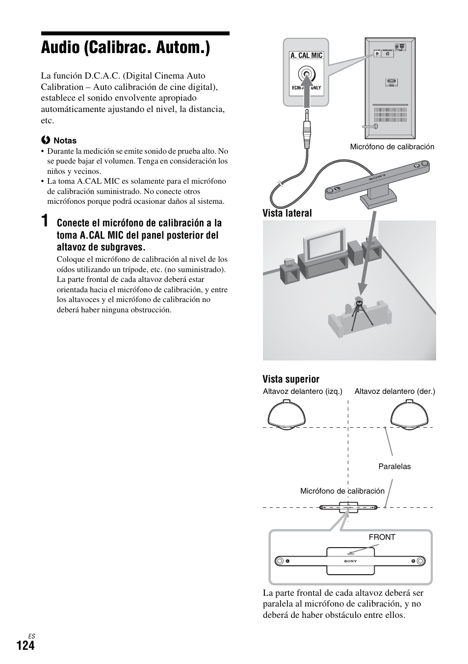 Audio (calibrac. autom.) | Sony DAR-X1R User Manual | Page 274 / 623