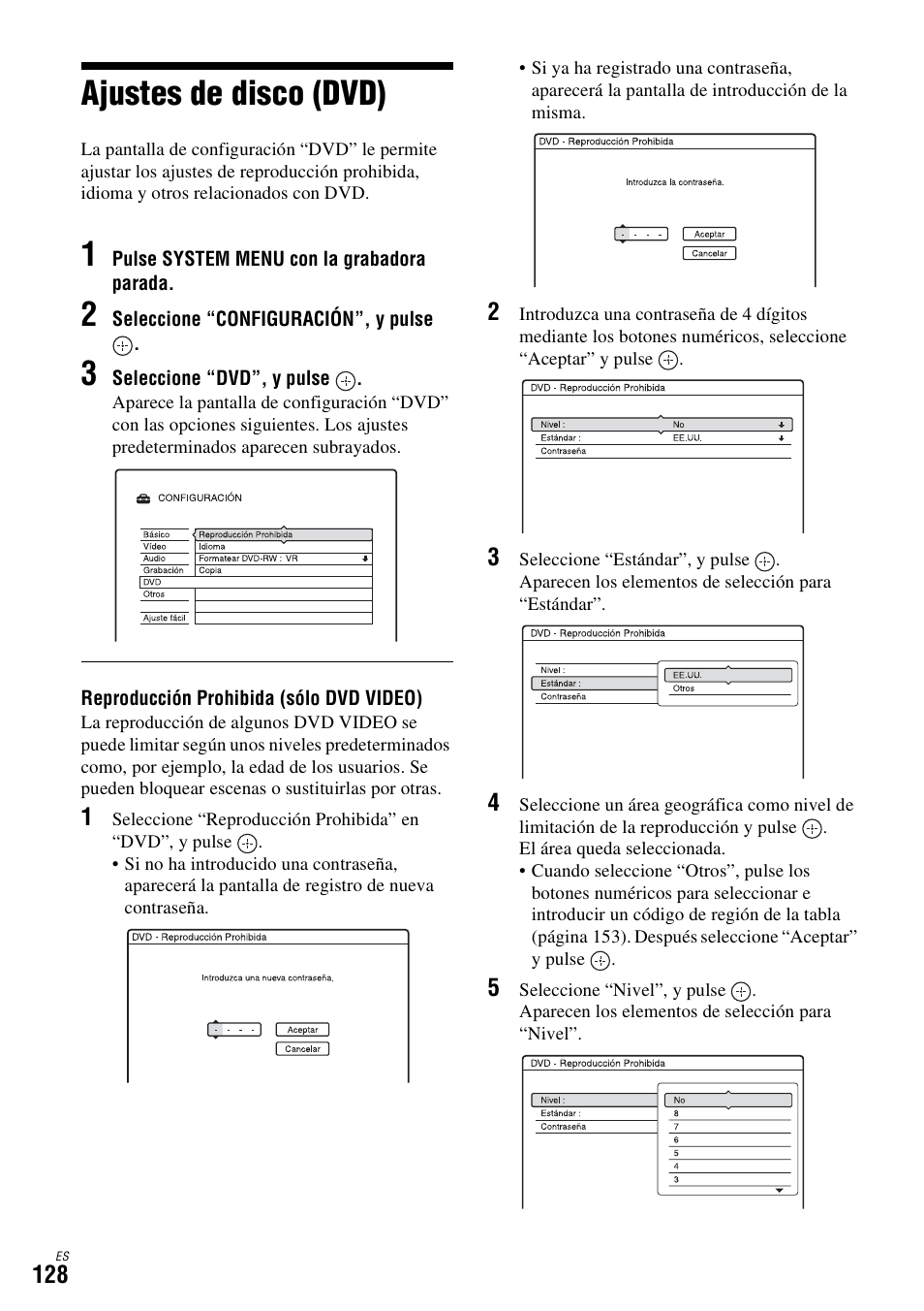 Ajustes de disco (dvd) | Sony DAR-X1R User Manual | Page 278 / 623