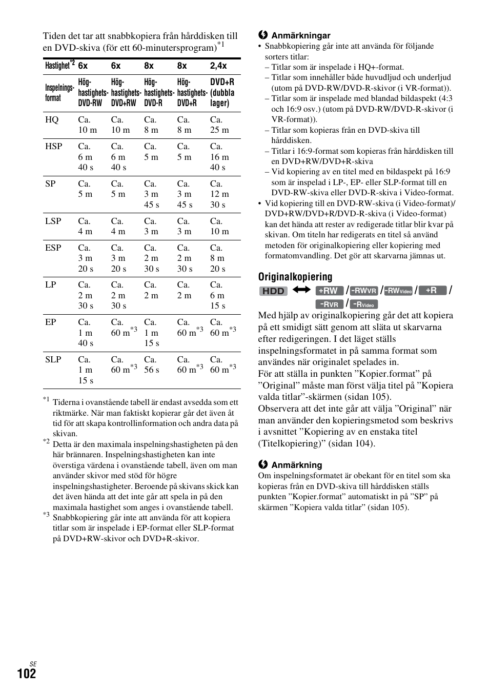 Originalkopiering n | Sony DAR-X1R User Manual | Page 408 / 623