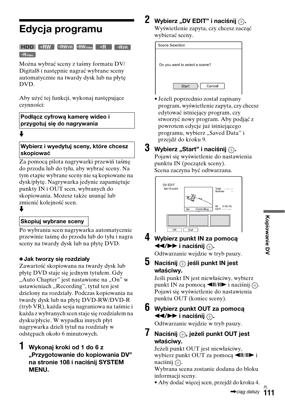 Edycja programu | Sony DAR-X1R User Manual | Page 571 / 623