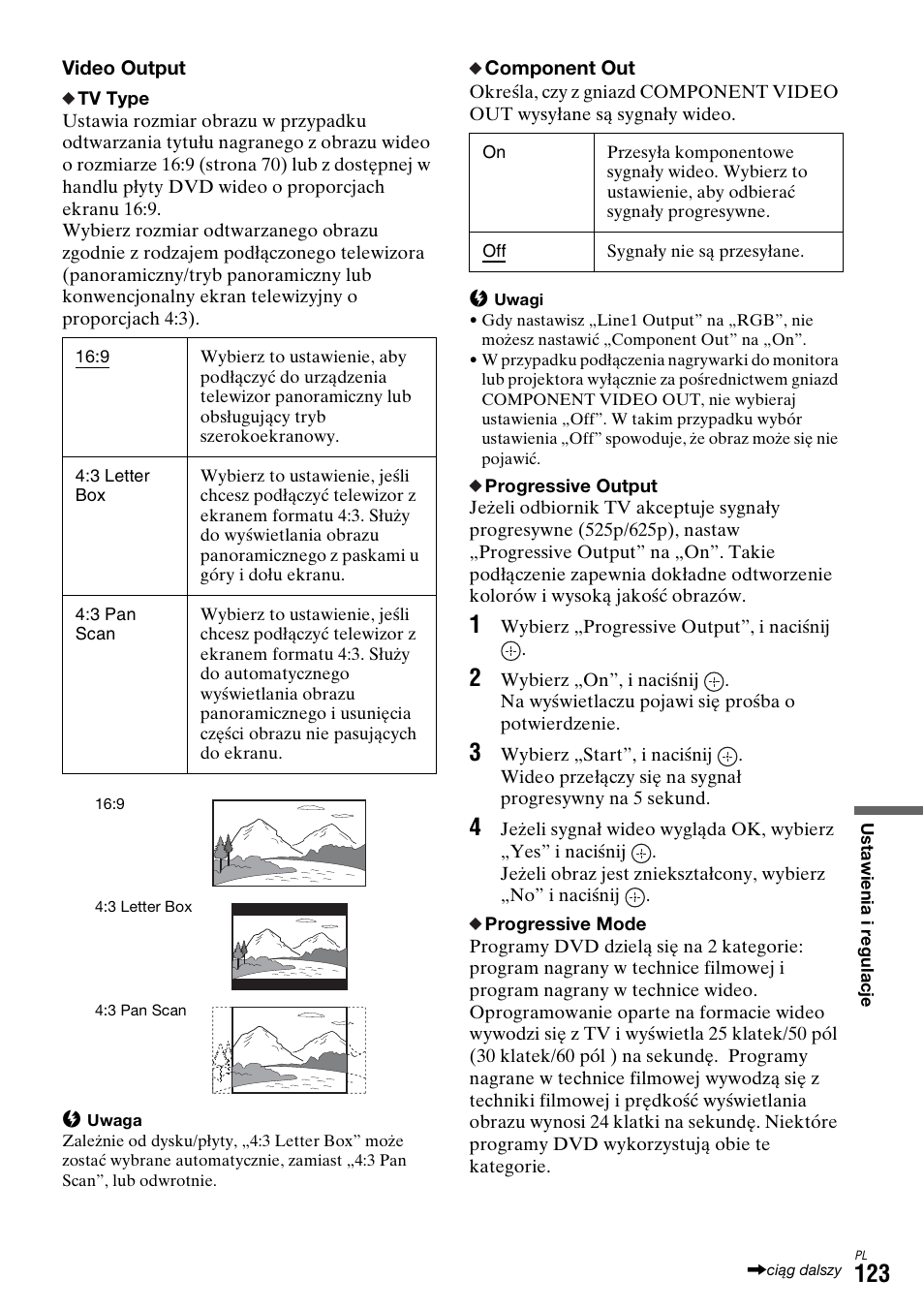 Zobacz „progressive output” na stronie 123 | Sony DAR-X1R User Manual | Page 583 / 623