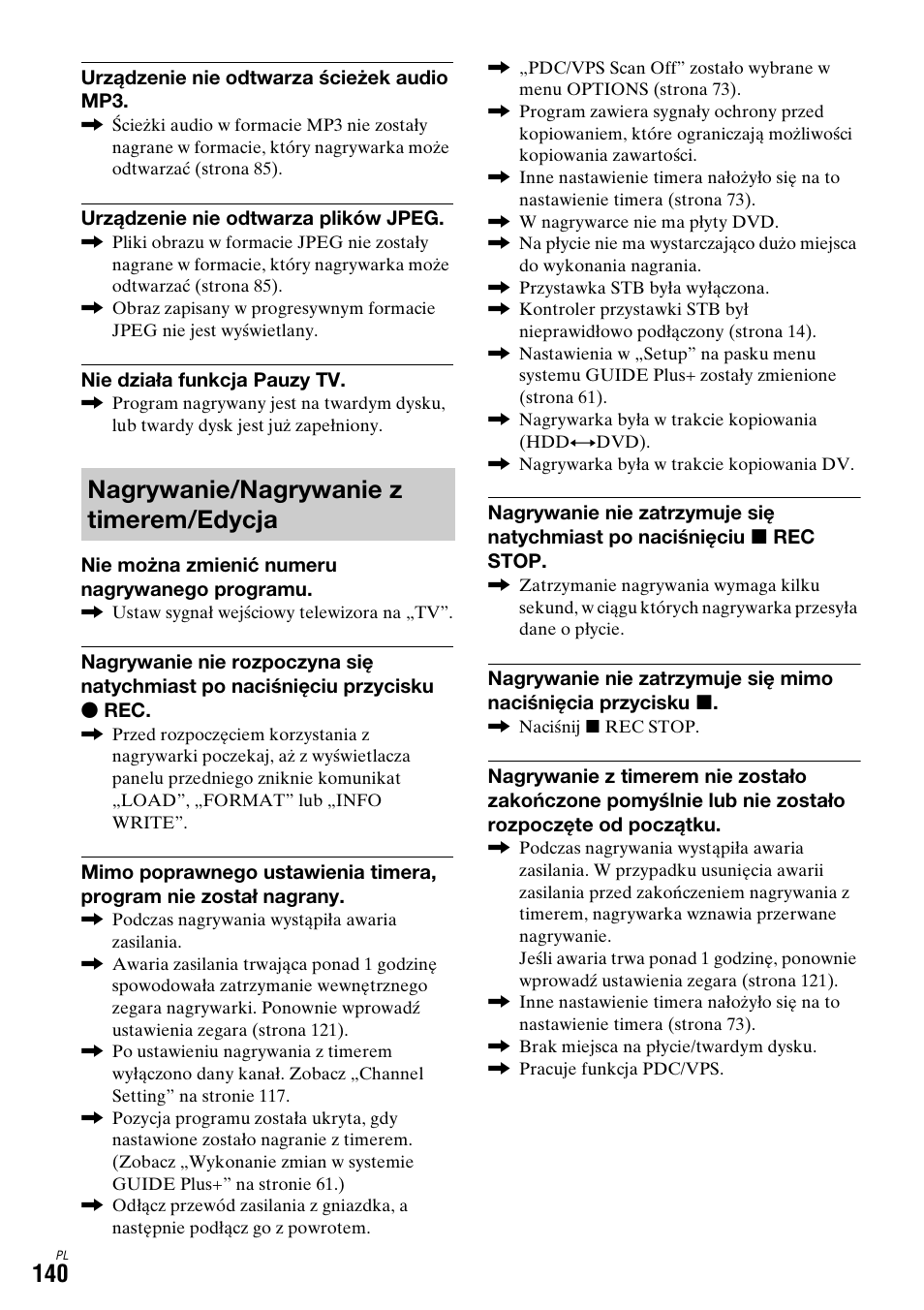 Nagrywanie/nagrywanie z timerem/edycja | Sony DAR-X1R User Manual | Page 600 / 623