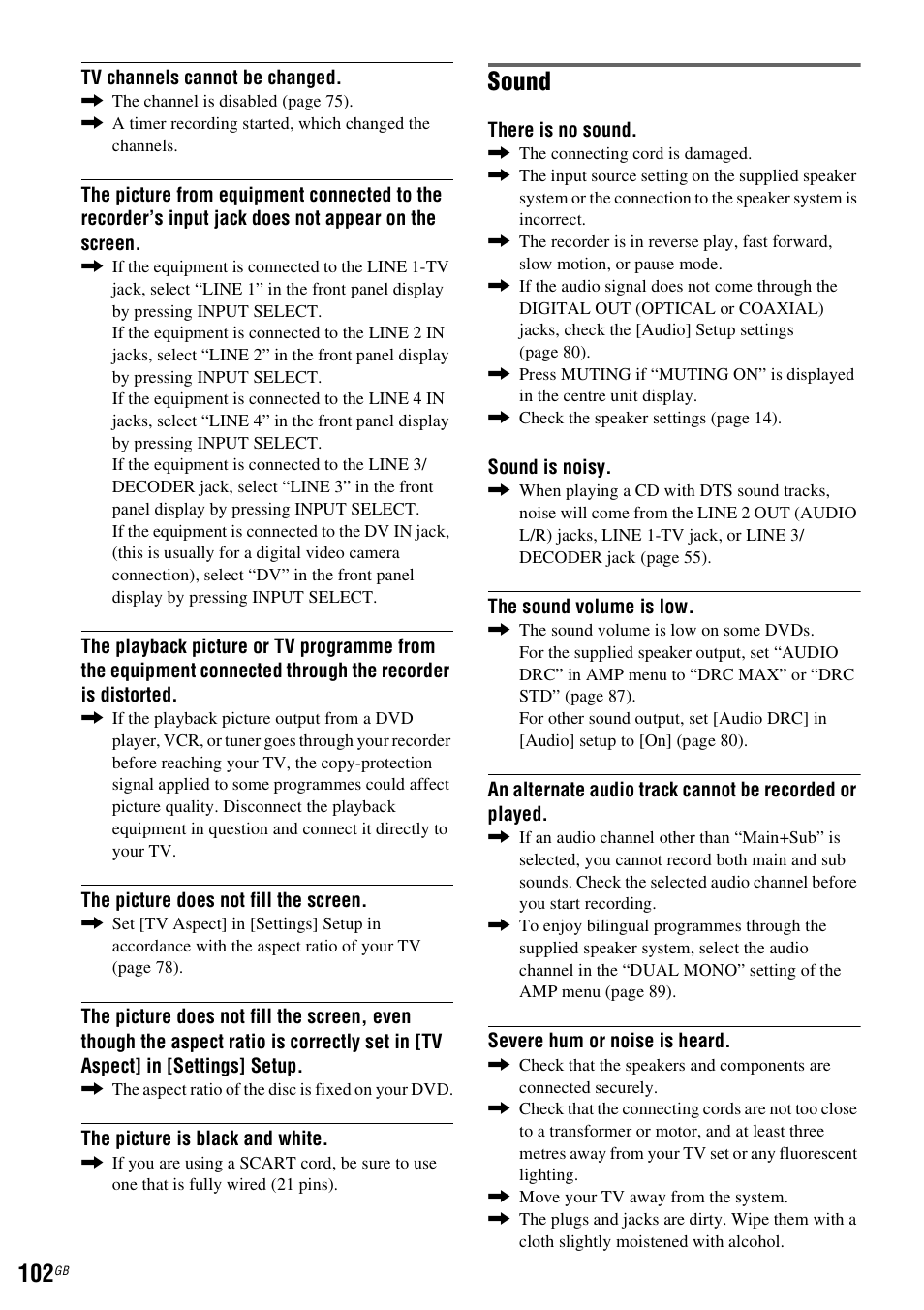 Sound | Sony DAR-RD100 User Manual | Page 102 / 508