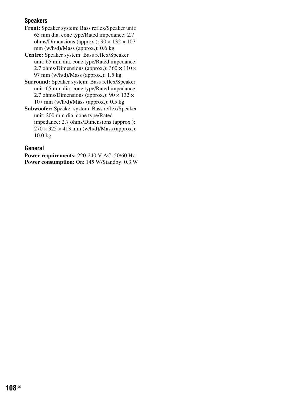 Sony DAR-RD100 User Manual | Page 108 / 508