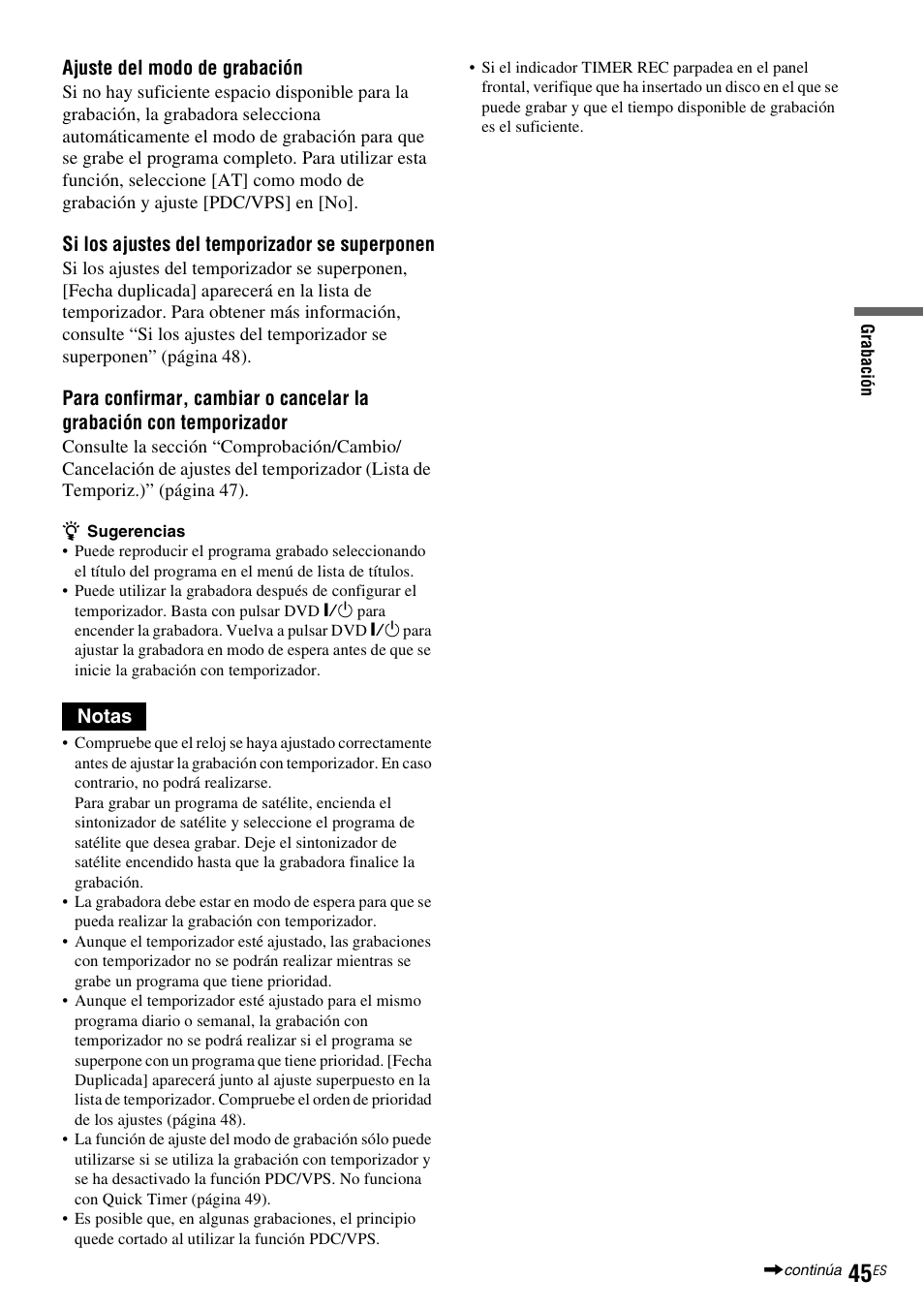 Ajuste del modo de grabación | Sony DAR-RD100 User Manual | Page 165 / 508