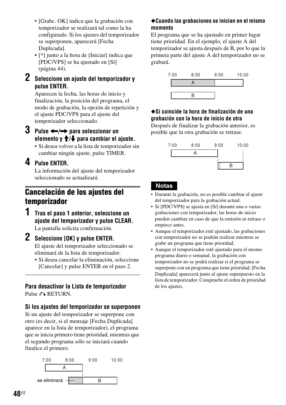 Cancelación de los ajustes del temporizador | Sony DAR-RD100 User Manual | Page 168 / 508