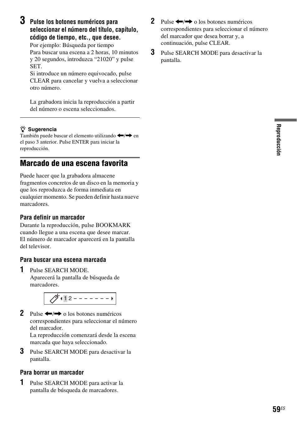 Marcado de una escena favorita | Sony DAR-RD100 User Manual | Page 179 / 508