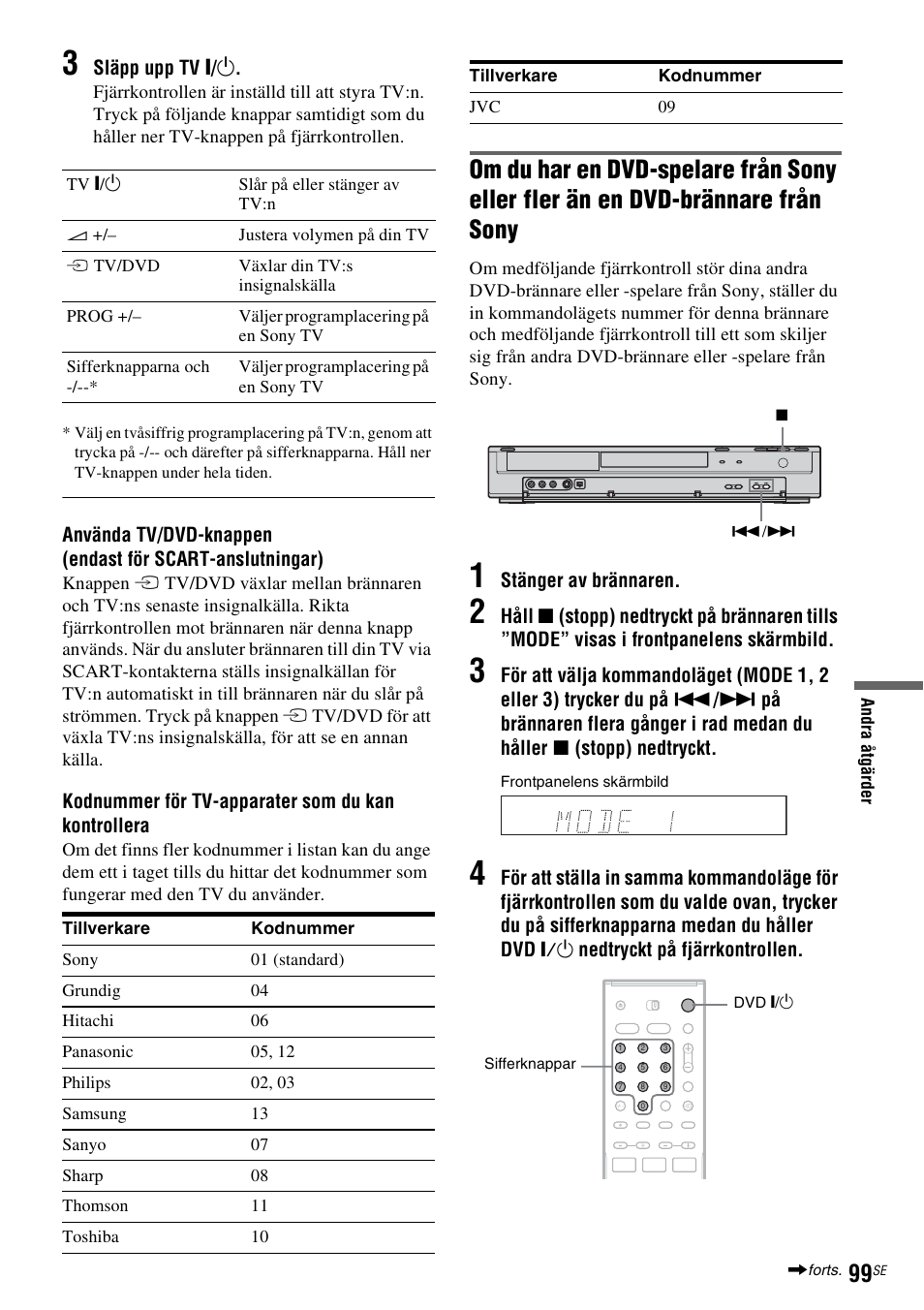 Sid. 99) | Sony DAR-RD100 User Manual | Page 349 / 508