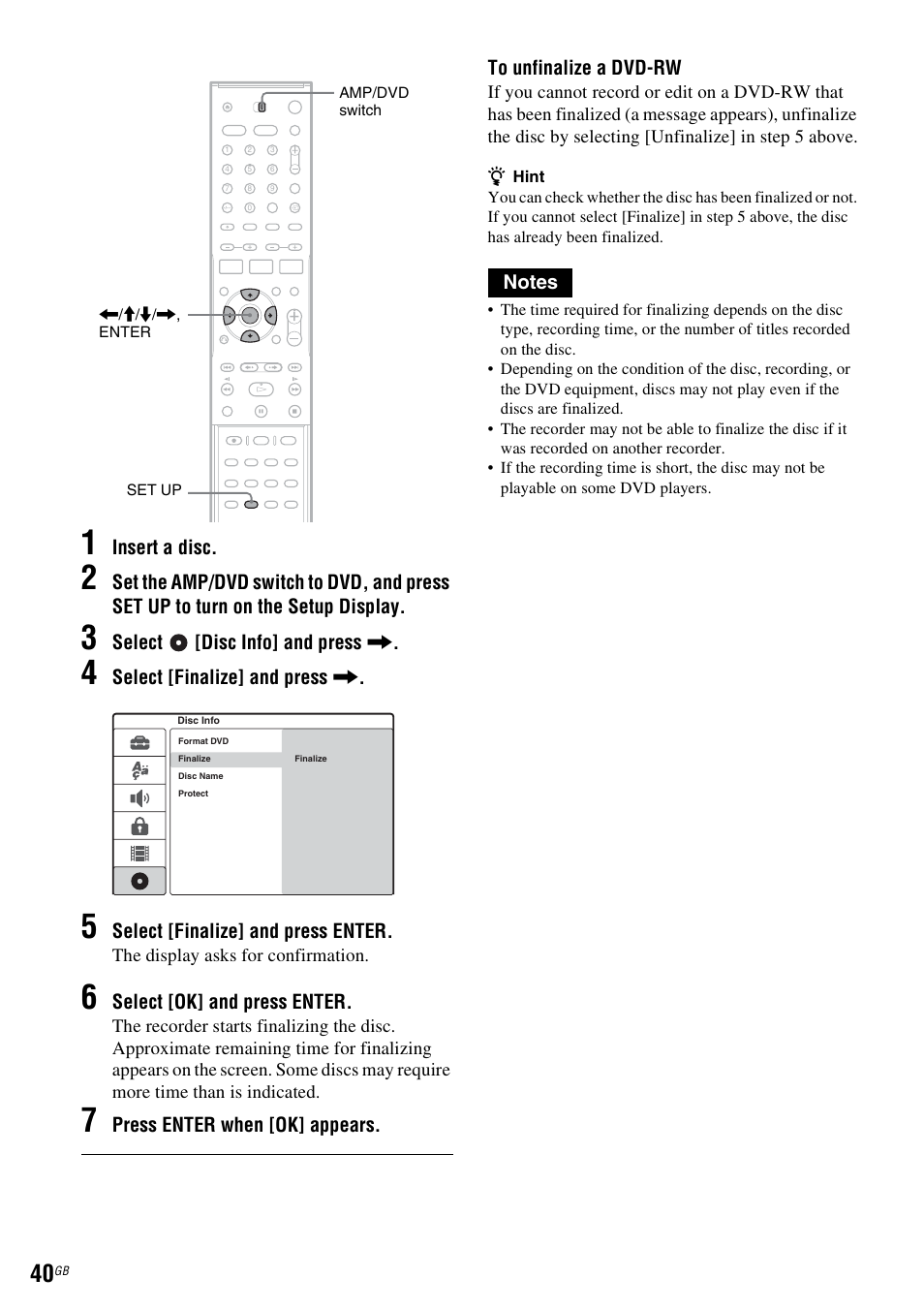 Sony DAR-RD100 User Manual | Page 40 / 508