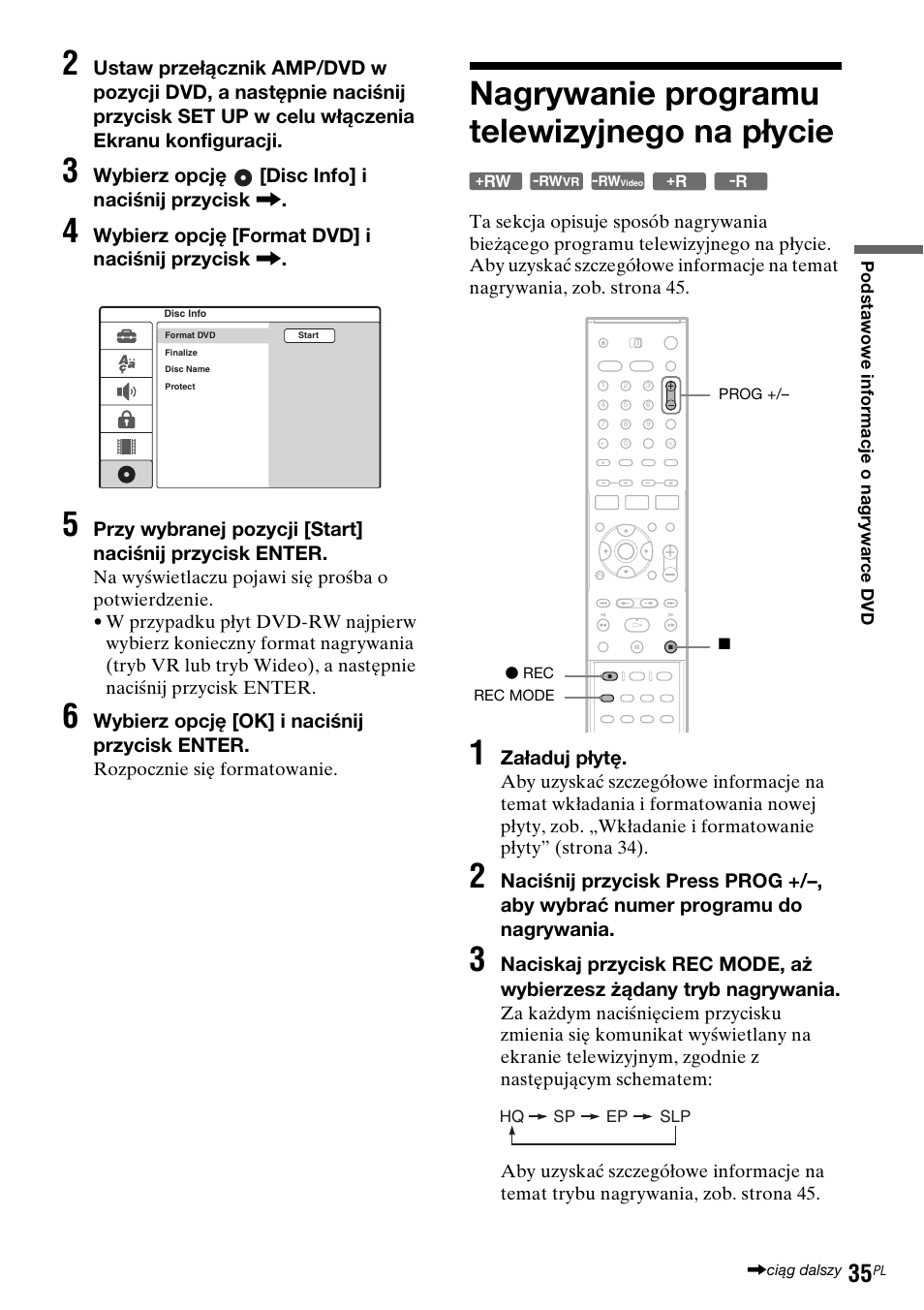 Nagrywanie programu telewizyjnego na płycie | Sony DAR-RD100 User Manual | Page 407 / 508