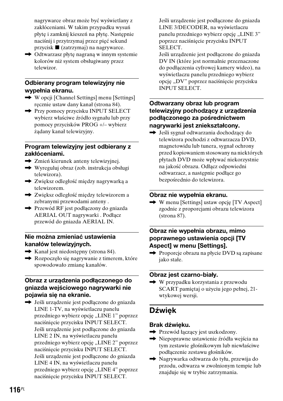 Dźwięk | Sony DAR-RD100 User Manual | Page 488 / 508