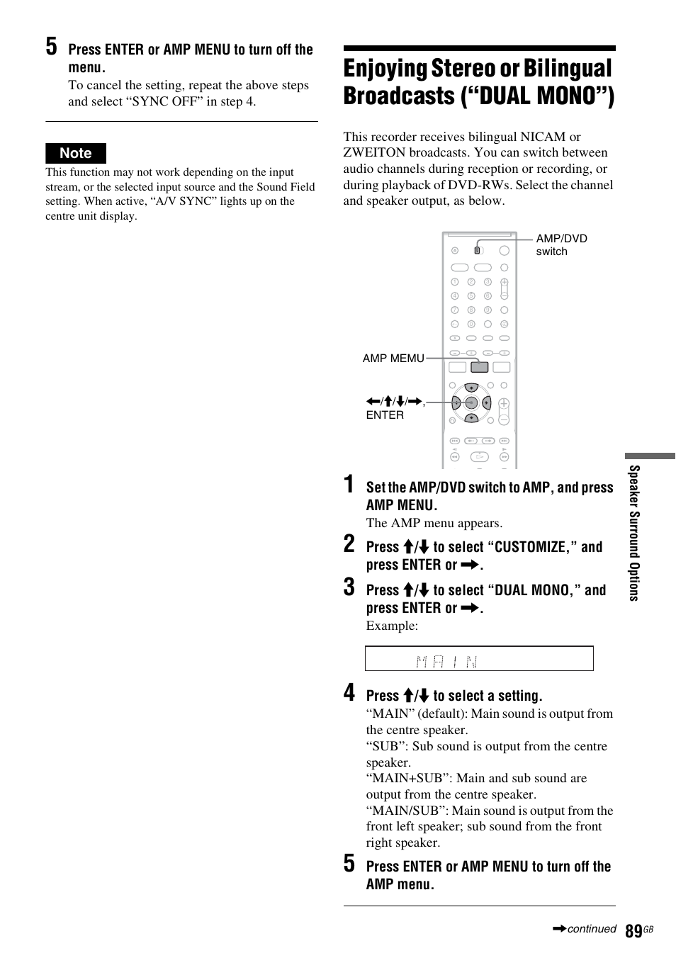 Sony DAR-RD100 User Manual | Page 89 / 508