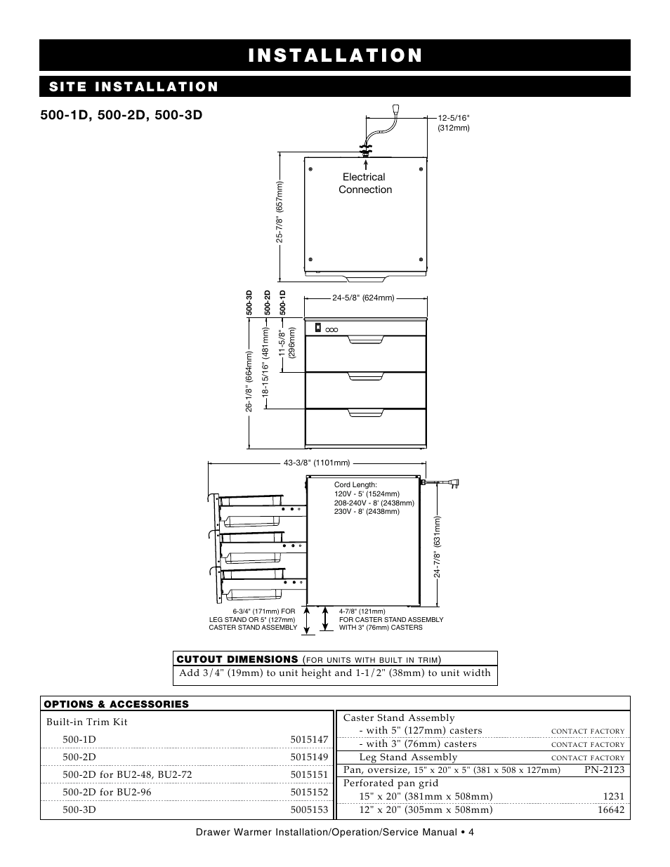 Alto-Shaam Drawer Warmers 3DN User Manual | Page 6 / 27