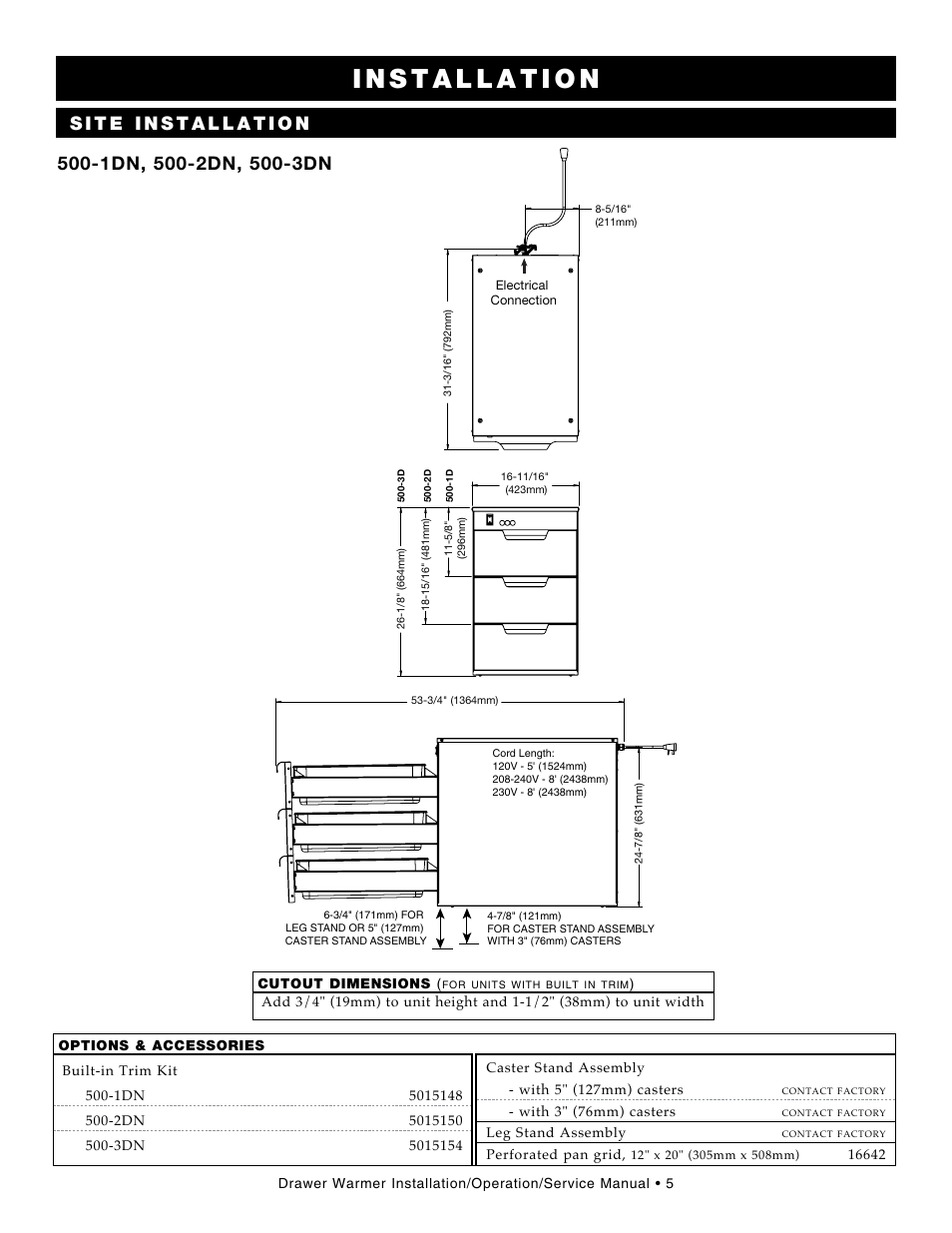 Alto-Shaam Drawer Warmers 3DN User Manual | Page 7 / 27