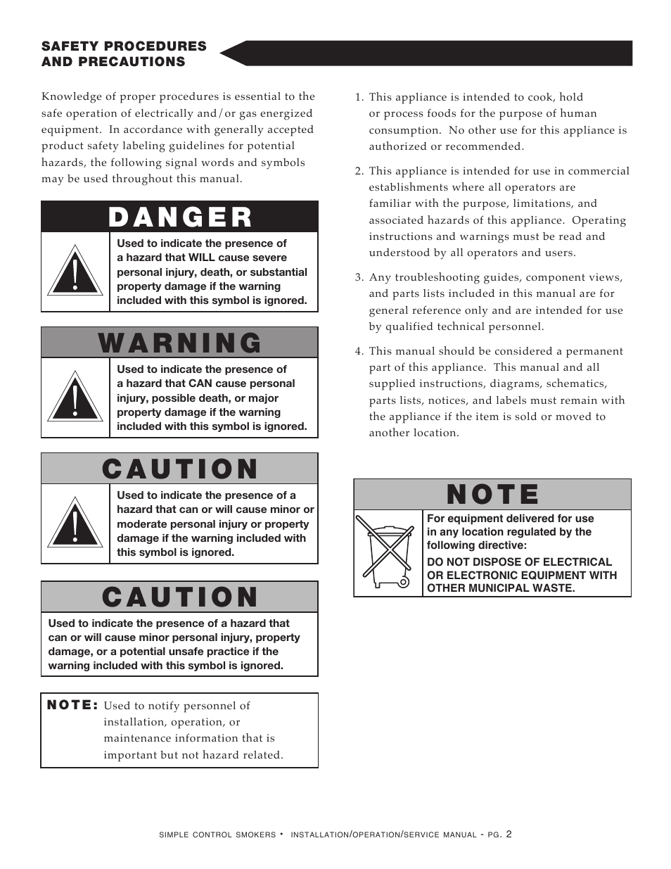 N o t e | Alto-Shaam Cook User Manual | Page 4 / 30