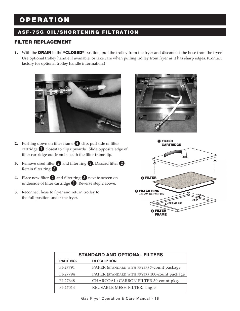 Alto-Shaam FRYTECH ASF-60G series User Manual | Page 20 / 62