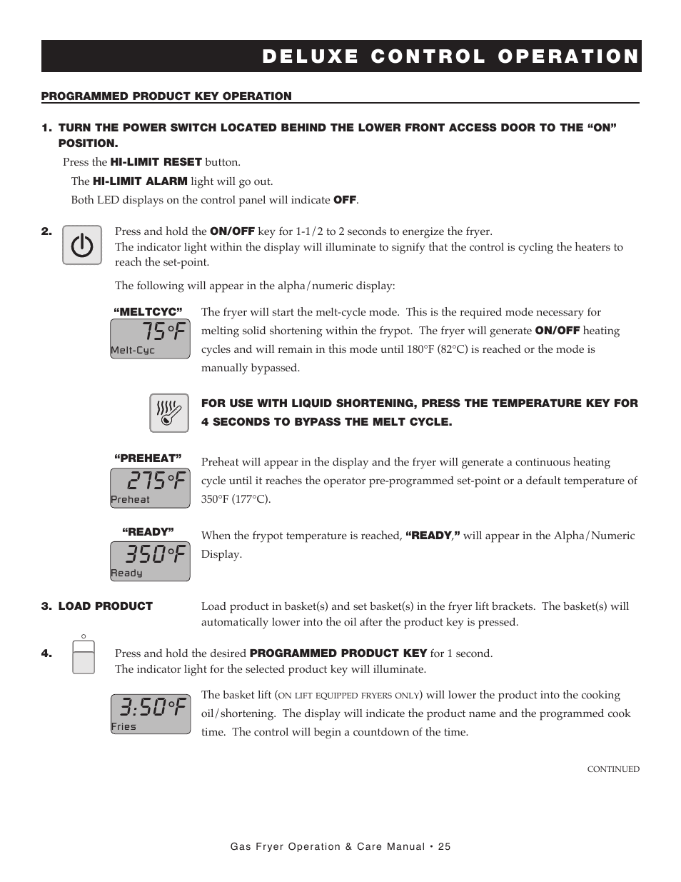 Alto-Shaam FRYTECH ASF-60G series User Manual | Page 27 / 62
