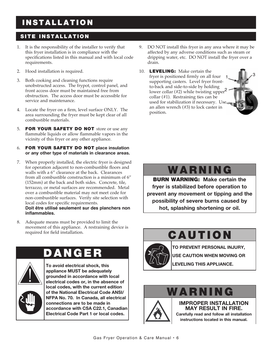 Alto-Shaam FRYTECH ASF-60G series User Manual | Page 8 / 62