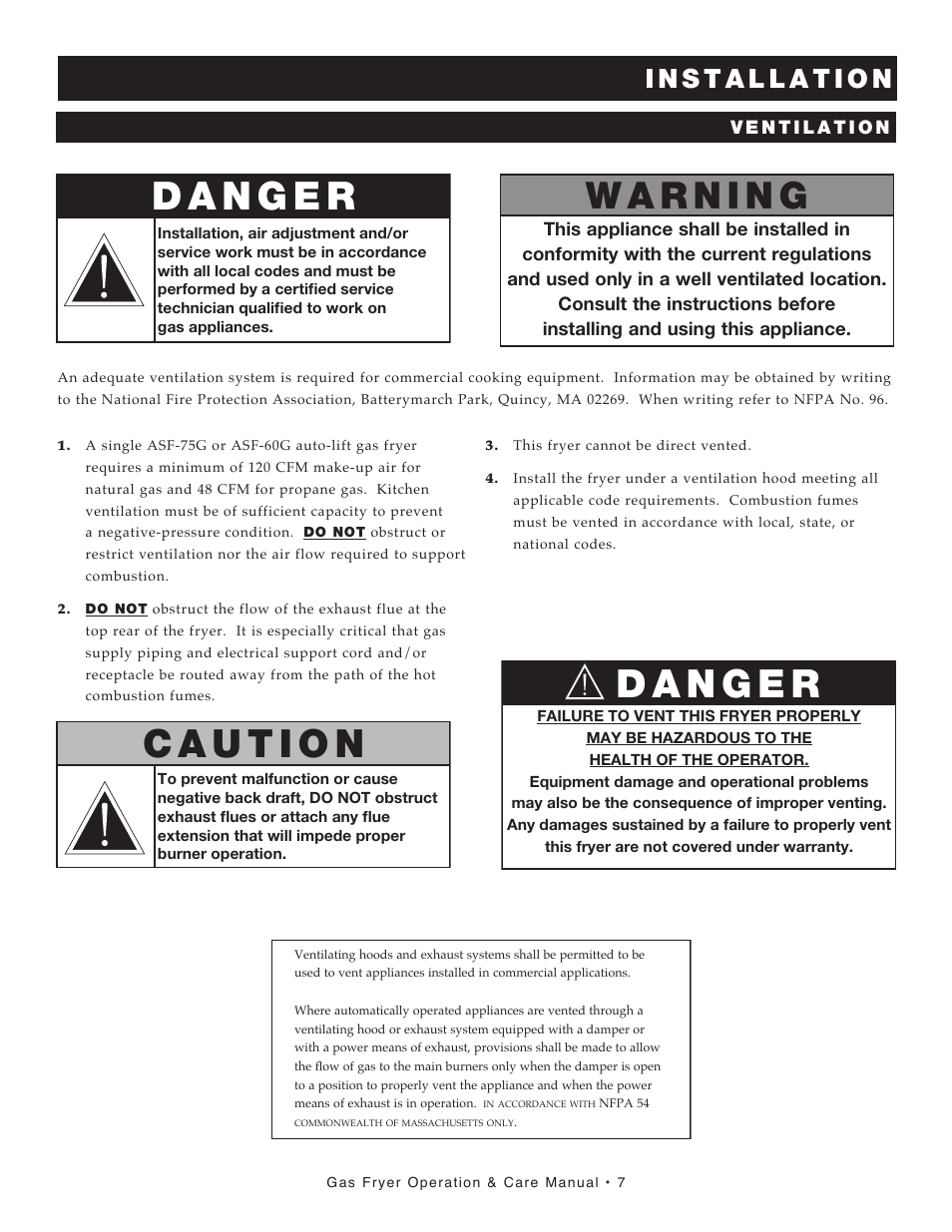Alto-Shaam FRYTECH ASF-60G series User Manual | Page 9 / 62