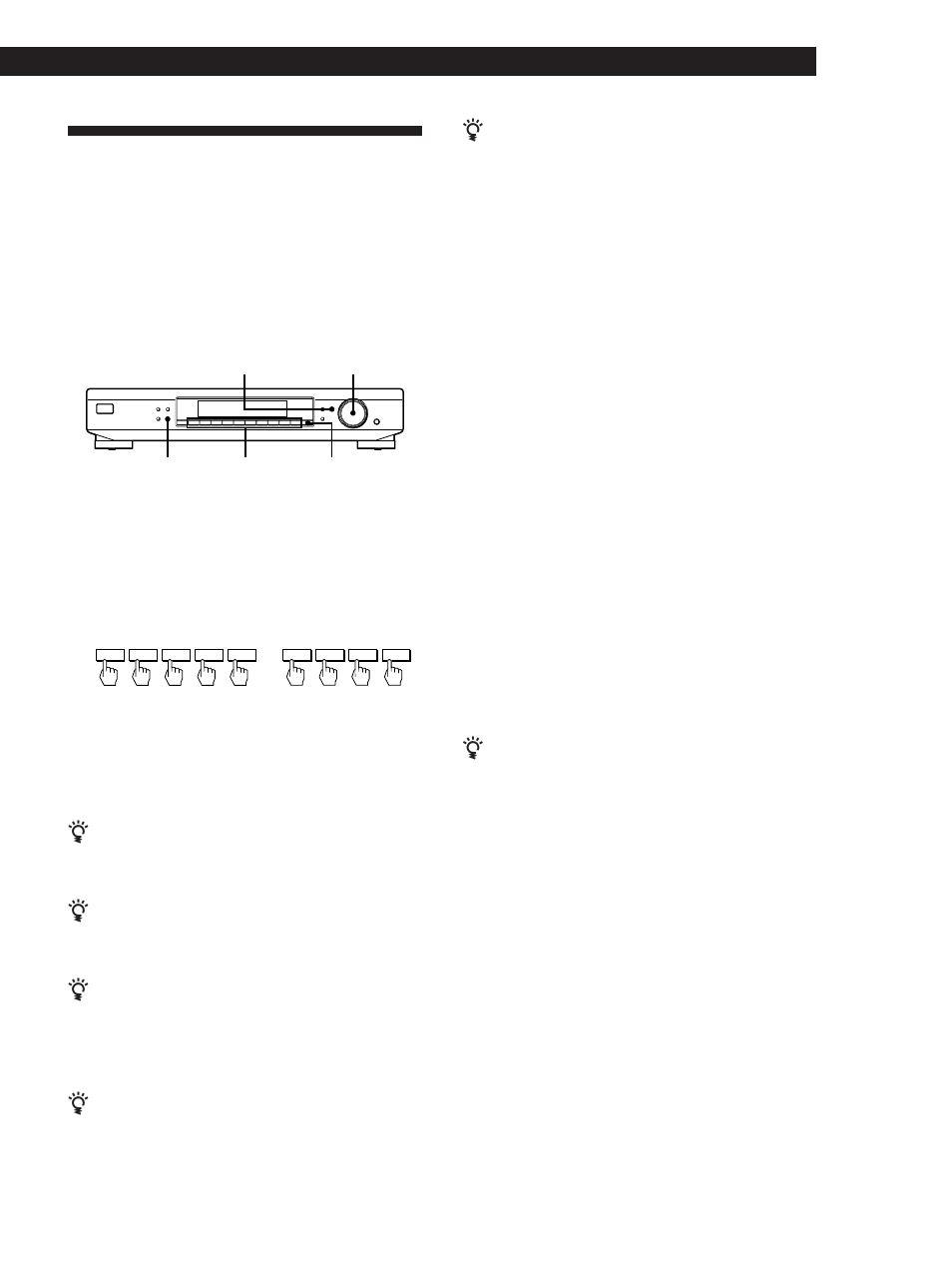 Receiving broadcasts, Advanced tuner operations | Sony ST-SB920 User Manual | Page 9 / 44