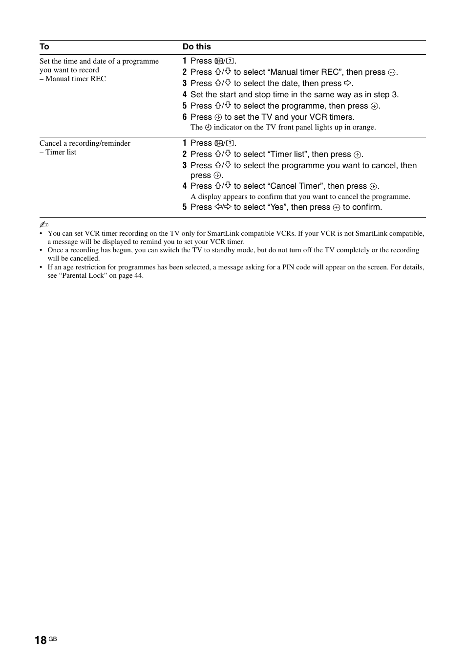 Sony KDL-46X3500 User Manual | Page 18 / 164