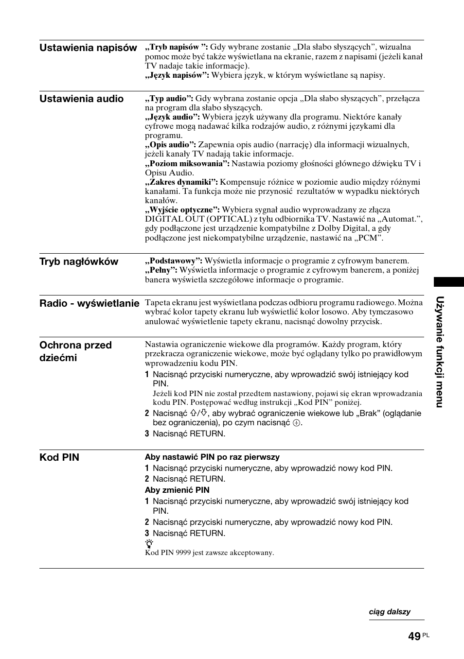 Sony KDL-46X3500 User Manual | Page 97 / 164