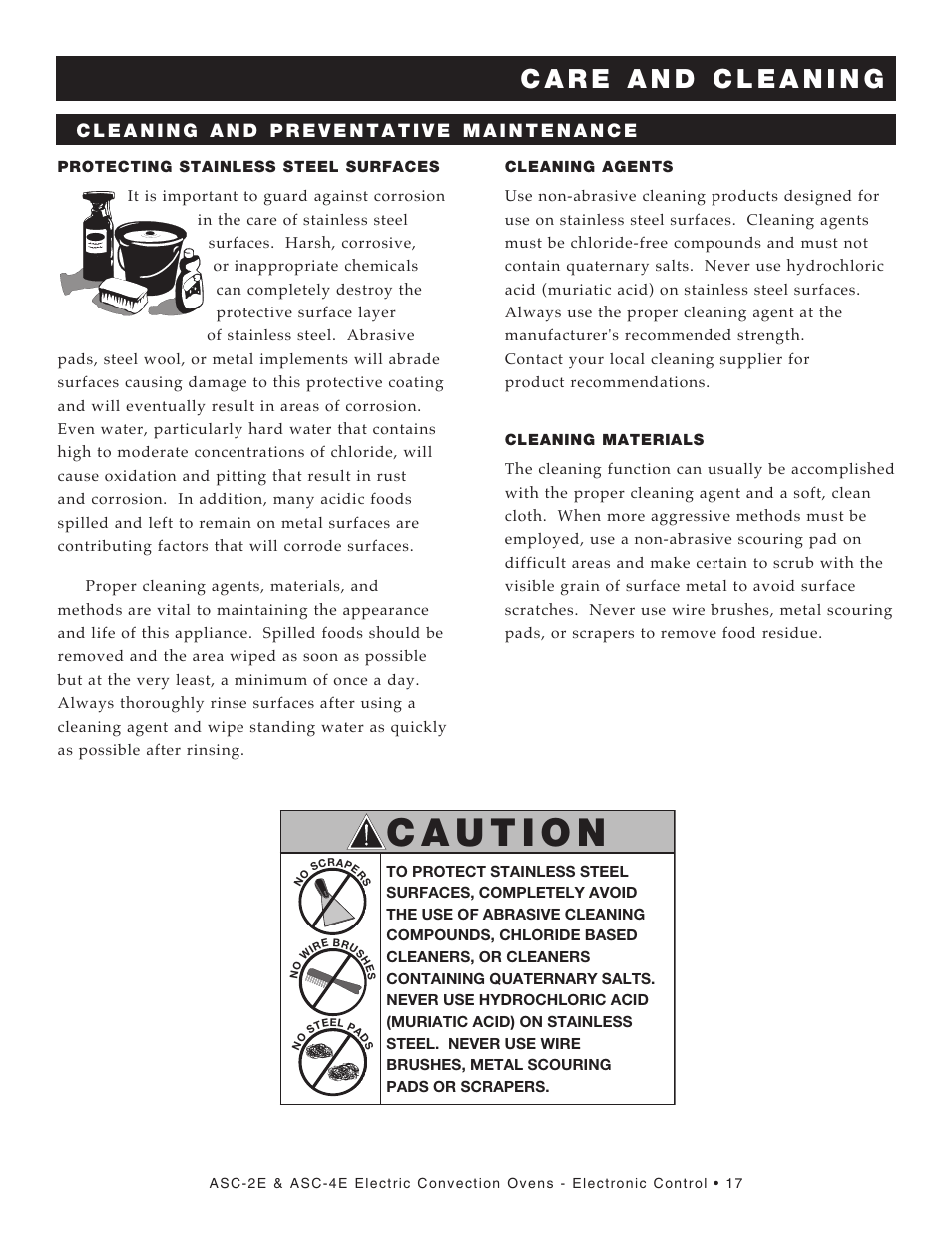Alto-Shaam Convection Oven ASC-2E User Manual | Page 19 / 34
