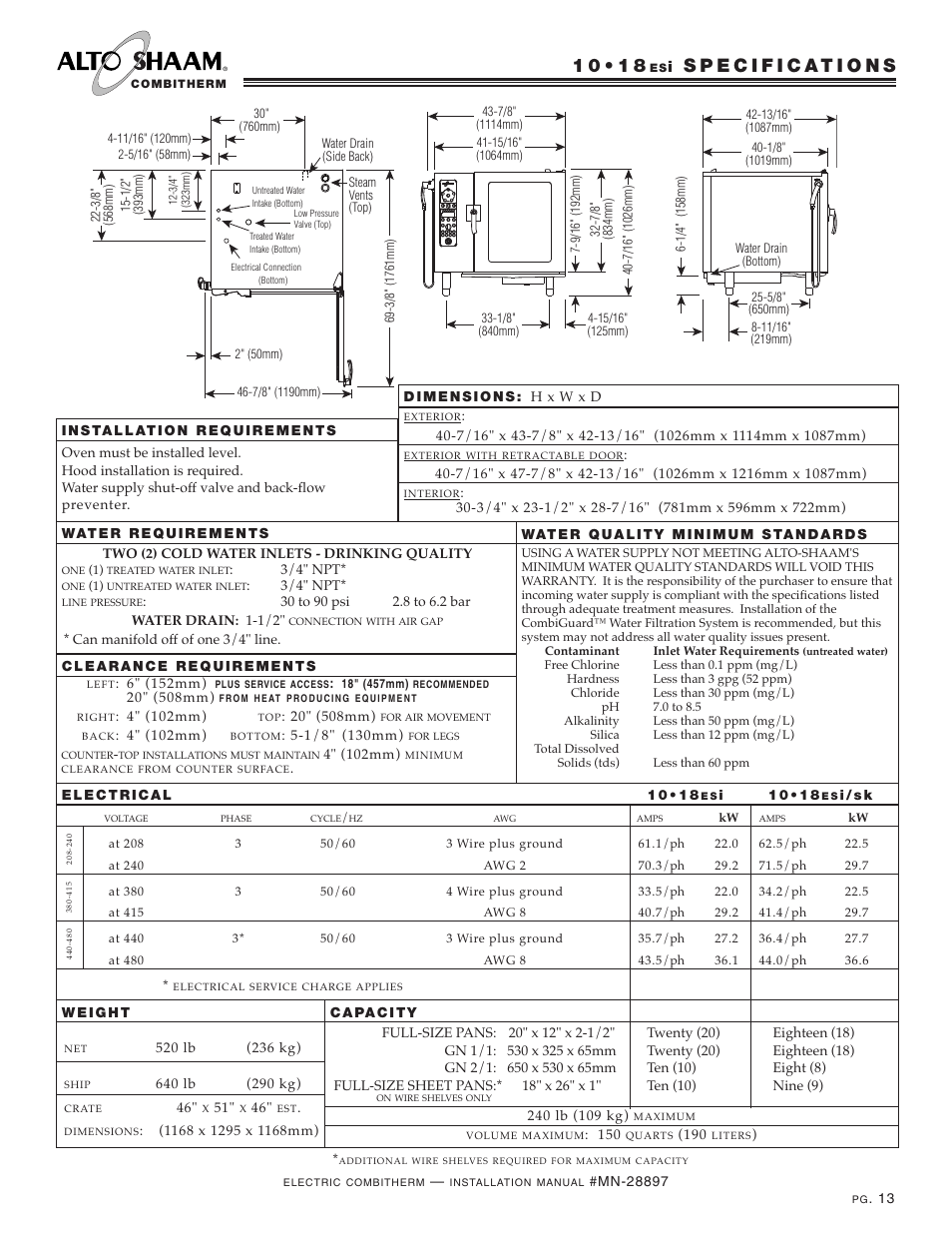 Alto-Shaam VHES-10 User Manual | Page 15 / 37