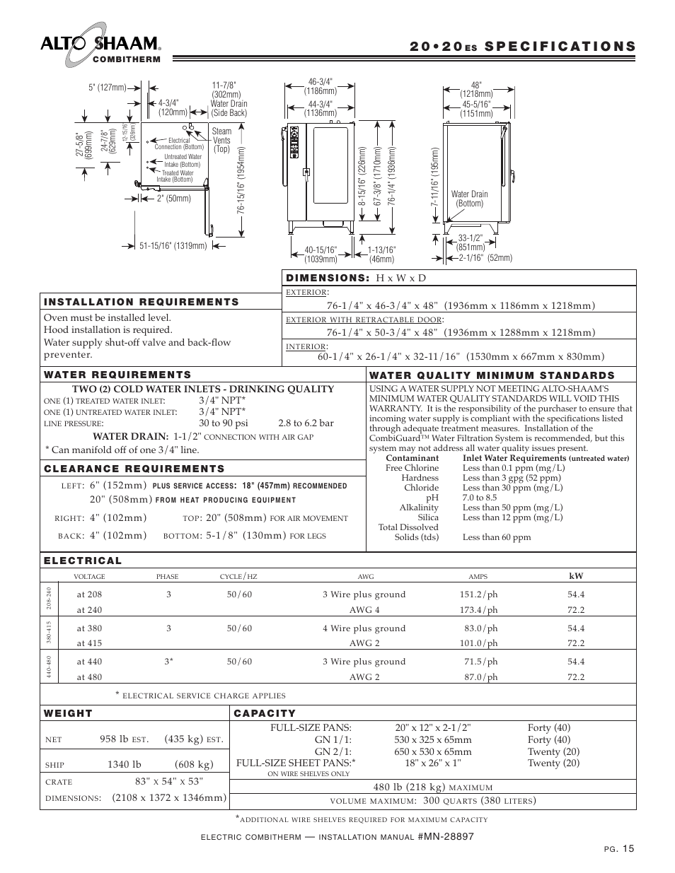 Alto-Shaam VHES-10 User Manual | Page 17 / 37