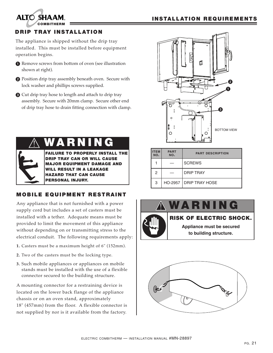 Alto-Shaam VHES-10 User Manual | Page 23 / 37