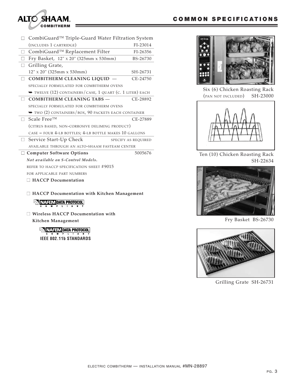 Alto-Shaam VHES-10 User Manual | Page 5 / 37