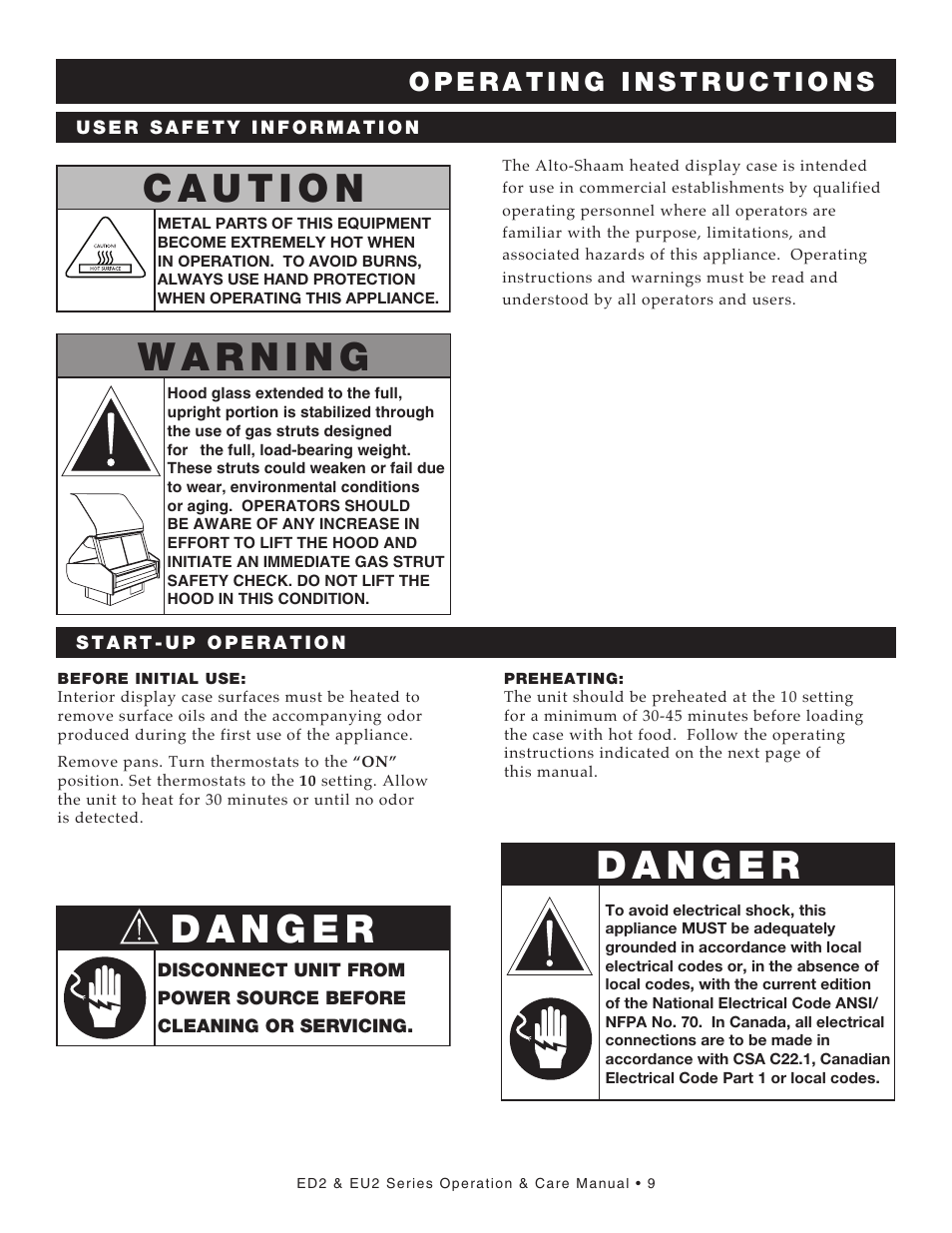 Alto-Shaam ED2-48 User Manual | Page 11 / 44