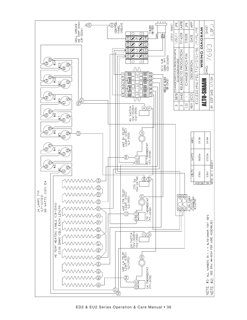 Alto-Shaam ED2-48 User Manual | Page 38 / 44