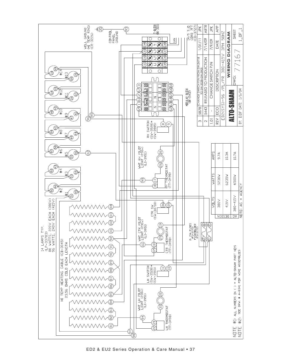 Alto-Shaam ED2-48 User Manual | Page 39 / 44